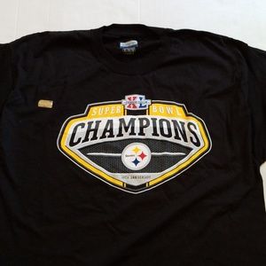 Reebok Pittsburgh Steelers Championship Shirt XL